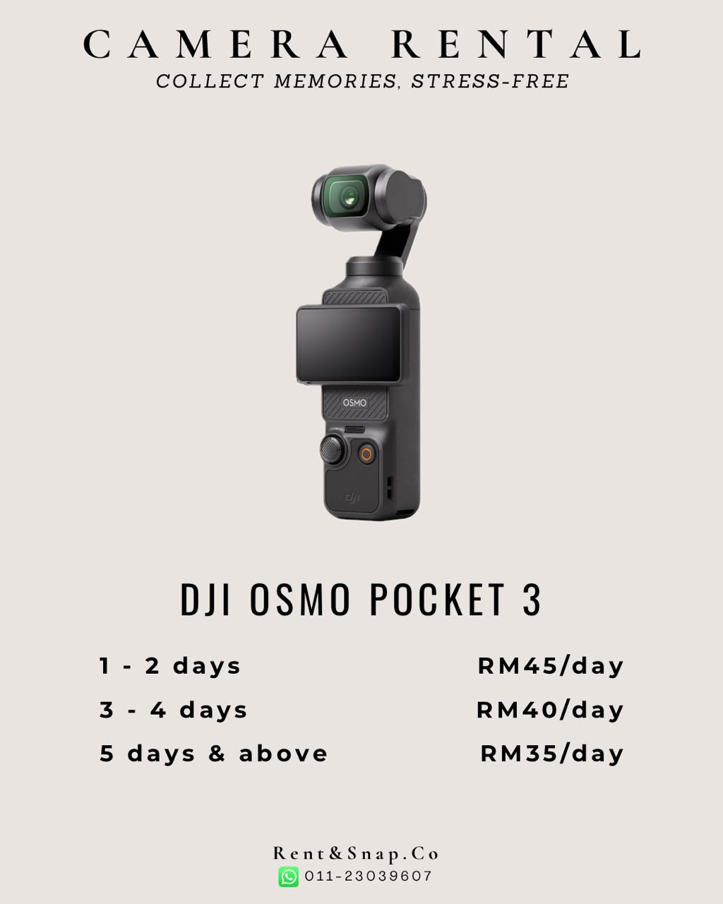 DJI OSMO POCKET 3